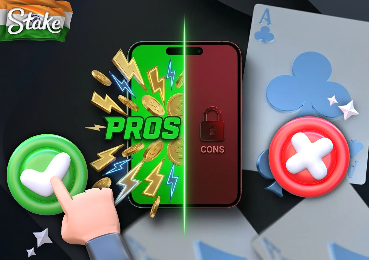Honest overview of mobile application pros and cons for Indian players