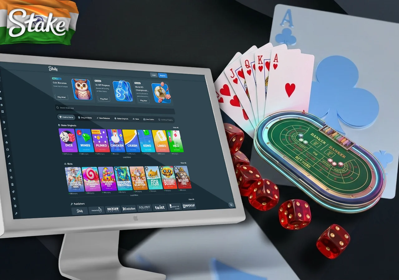 Premium collection of Stake online casino games and live dealer tables